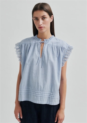 Laure top Light Blue Stripe Second Female 